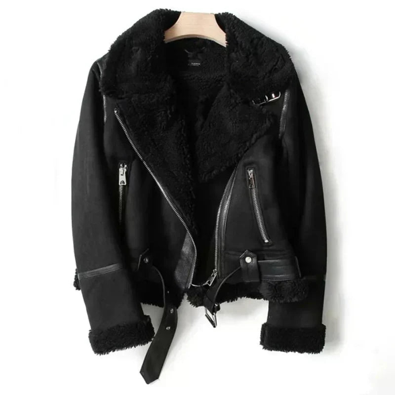 Black biker jacket - Lana Fiorelli