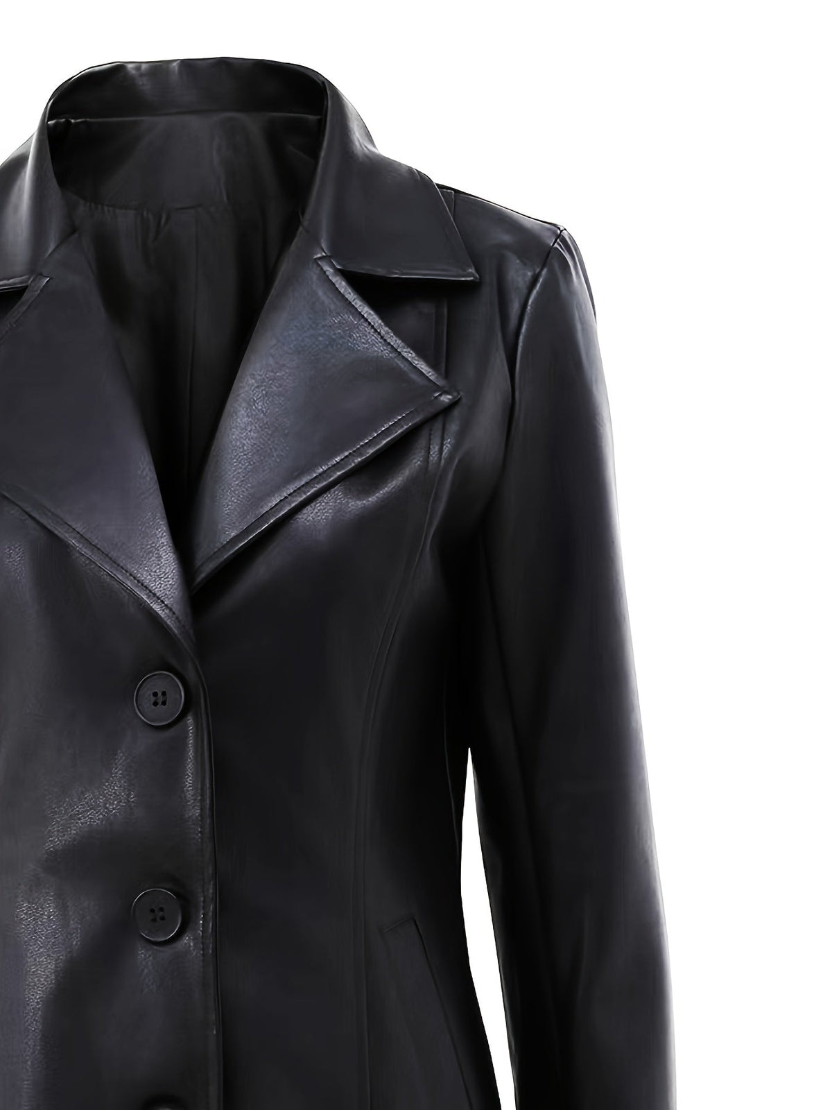 Women's faux leather trench coat - Lana Fiorelli