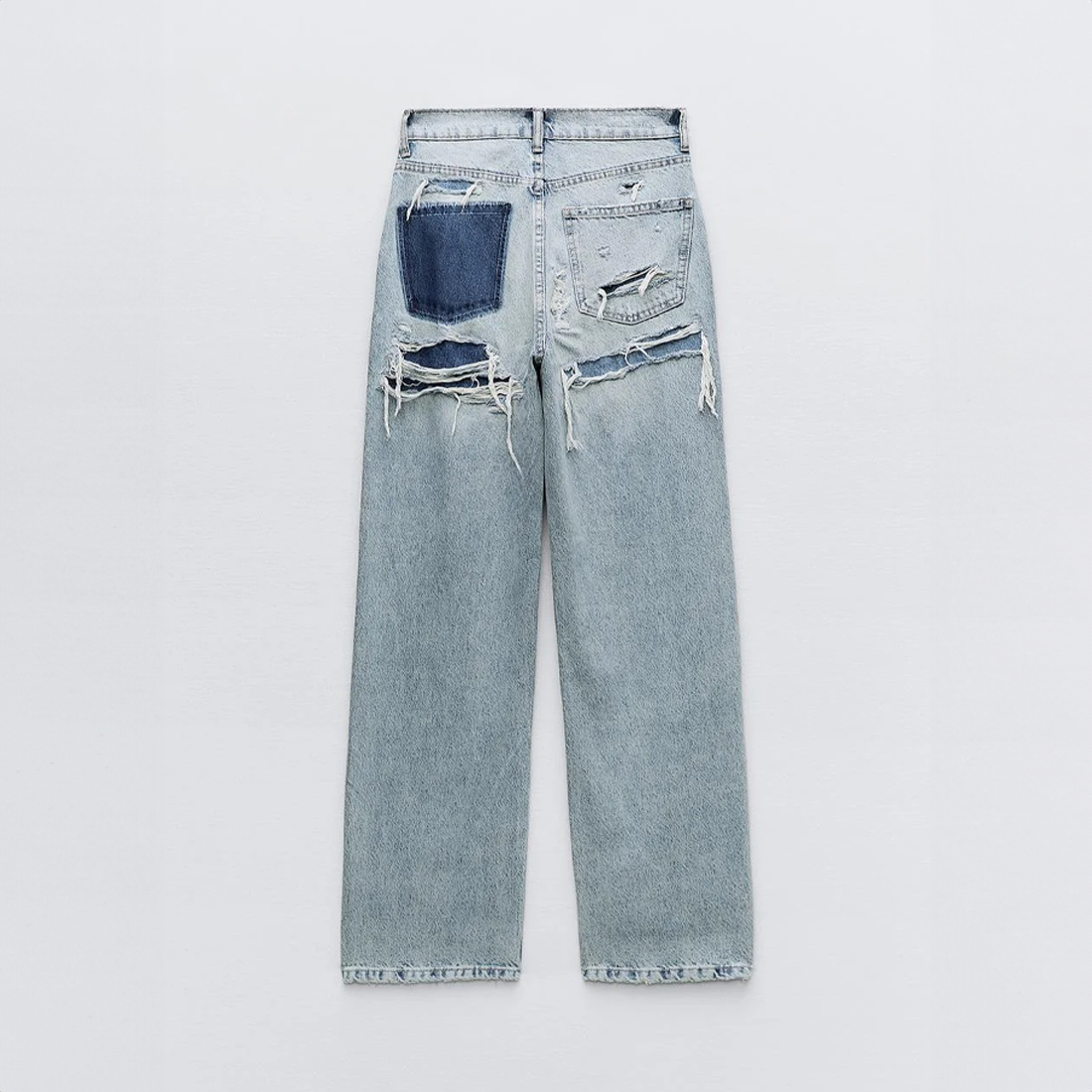 Black ripped straight jeans - Lana Fiorelli